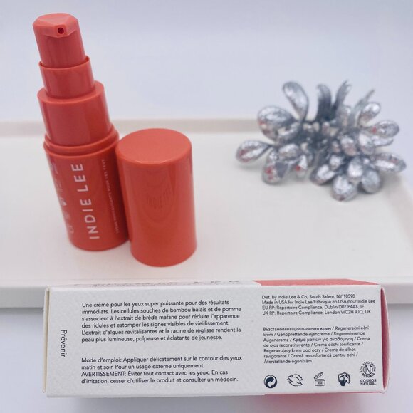 Indie Lee Restorative Eye Cream, youthful, seaweed, NEW - Full Size 0.5 oz 15 ml - Picture 4 of 11